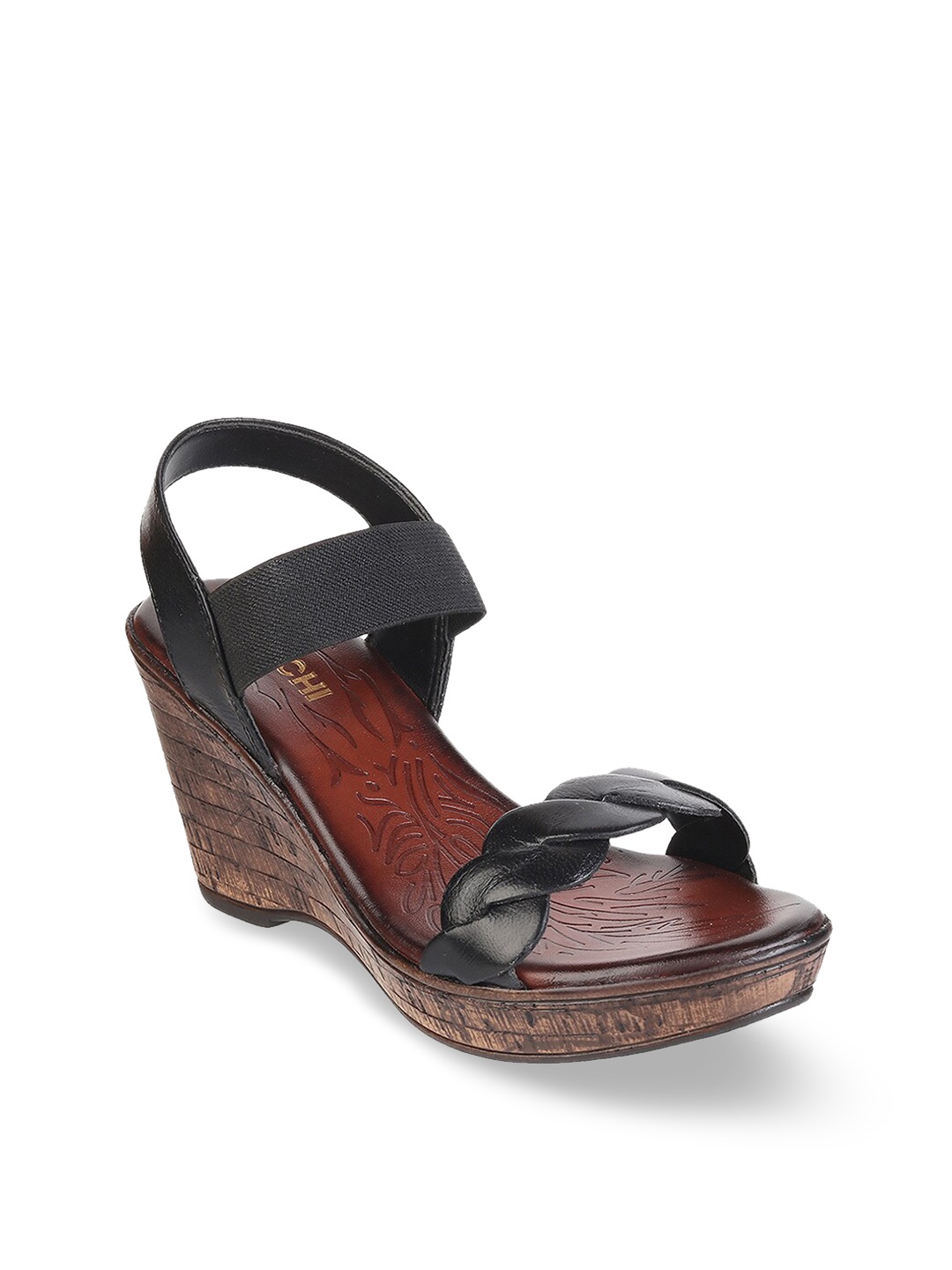 

Mochi Women Black Solid Wedges