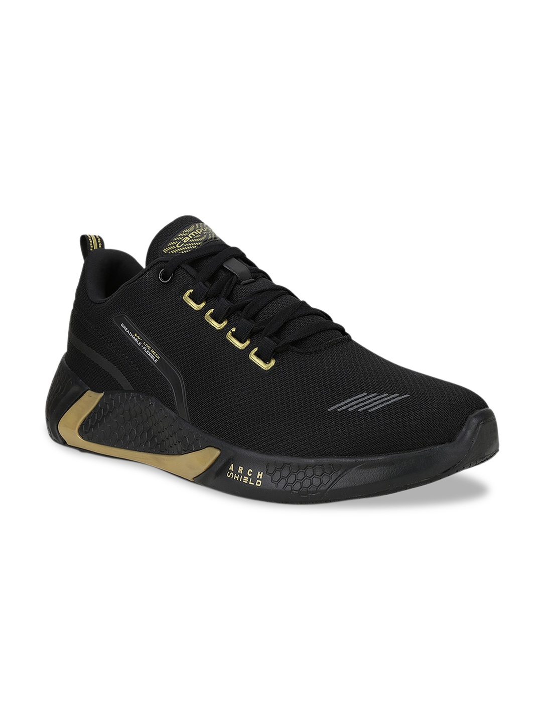 

Campus Men Black All Rounder Surface Running Shoes