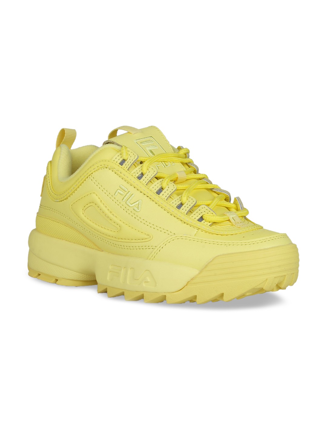 

FILA Women Yellow Sneakers