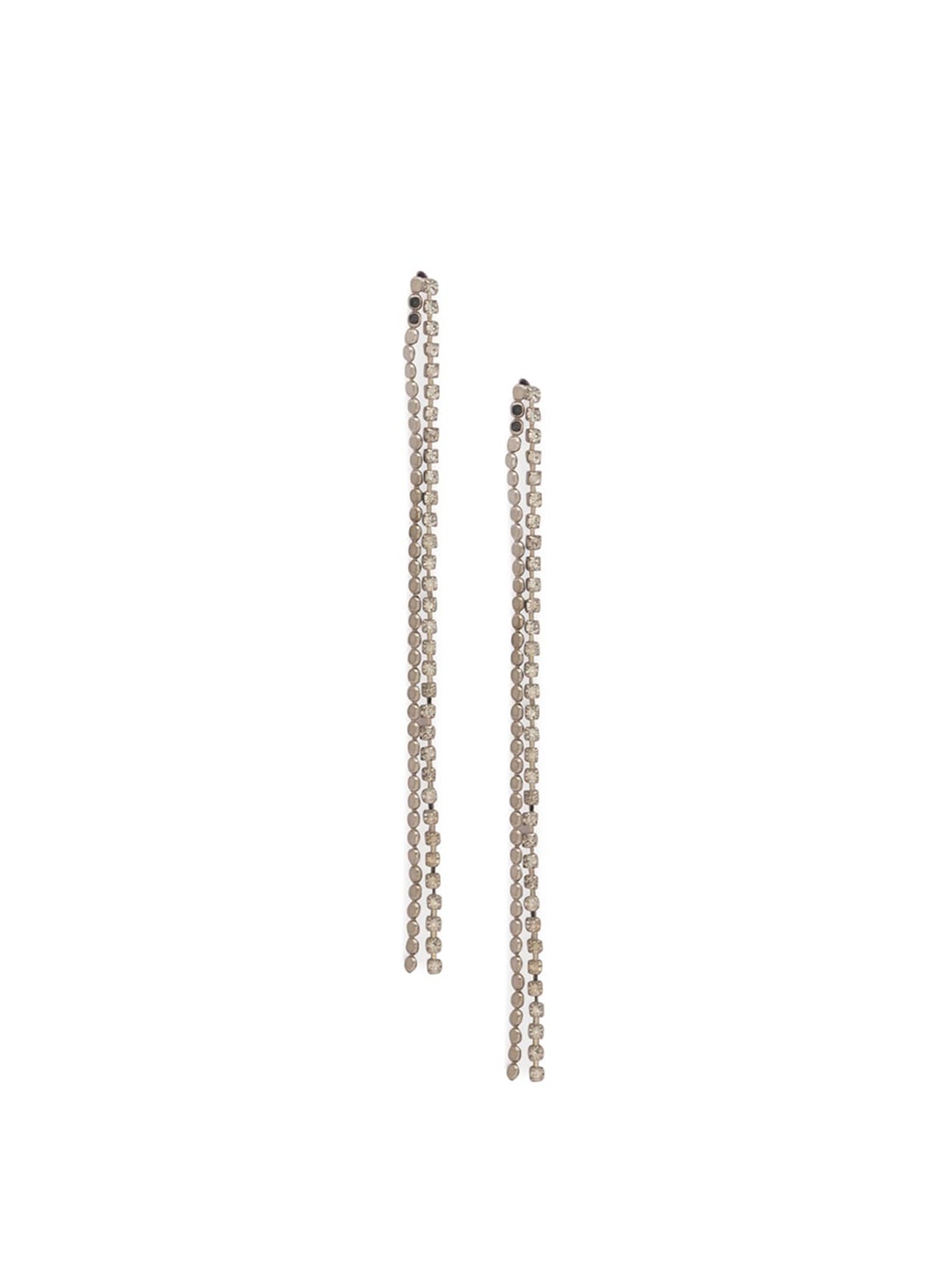 

Globus Silver-Plated Contemporary Jacket Earrings