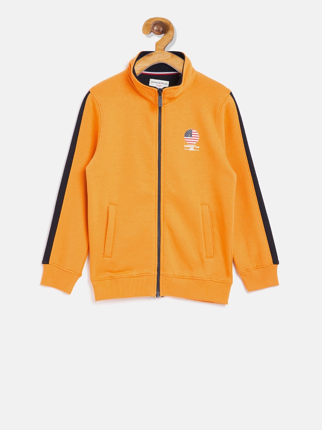 

Crimsoune Club Boys Yellow Solid Sweatshirt