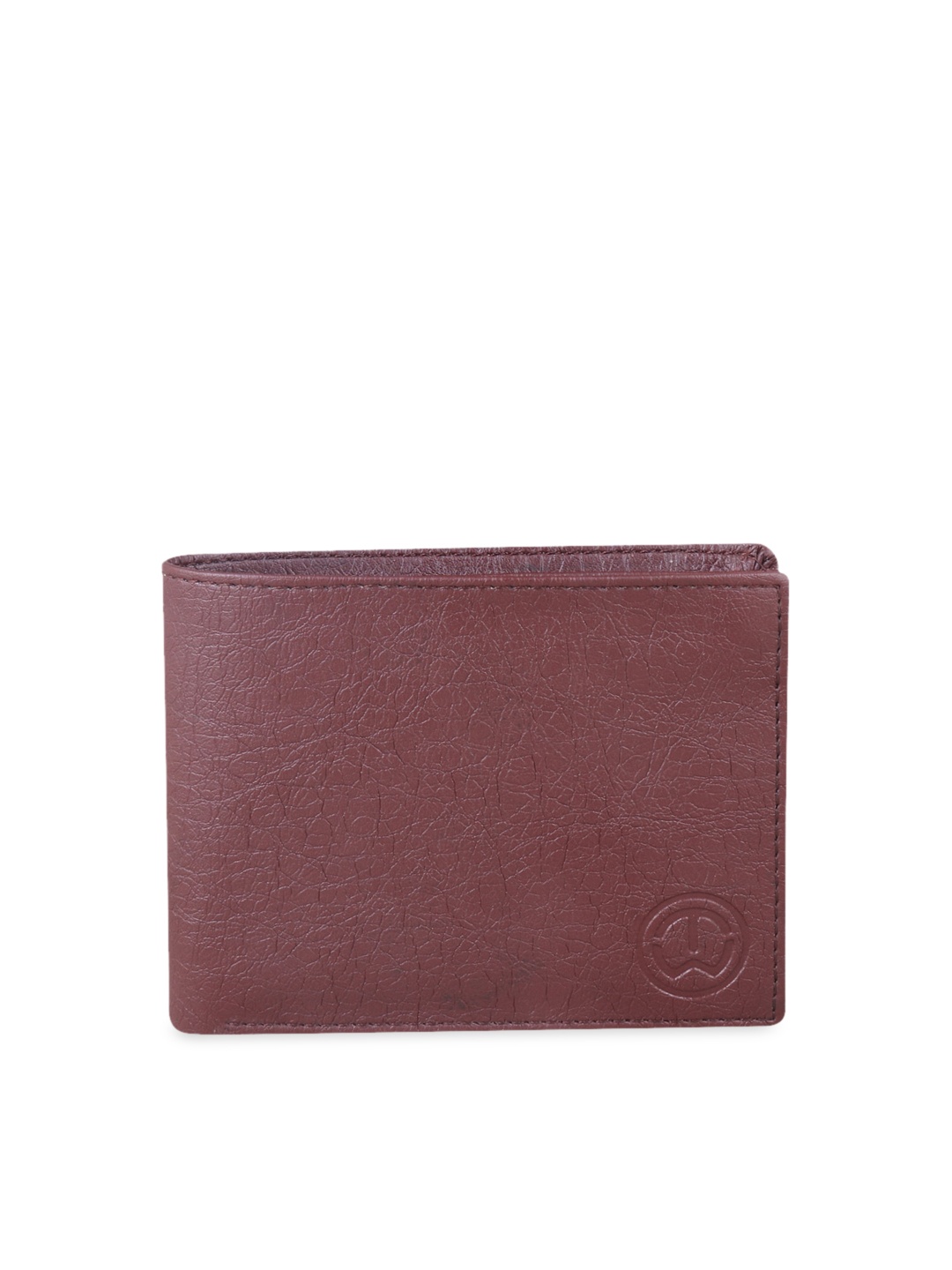 

TnW Men Brown Solid Two Fold Wallet