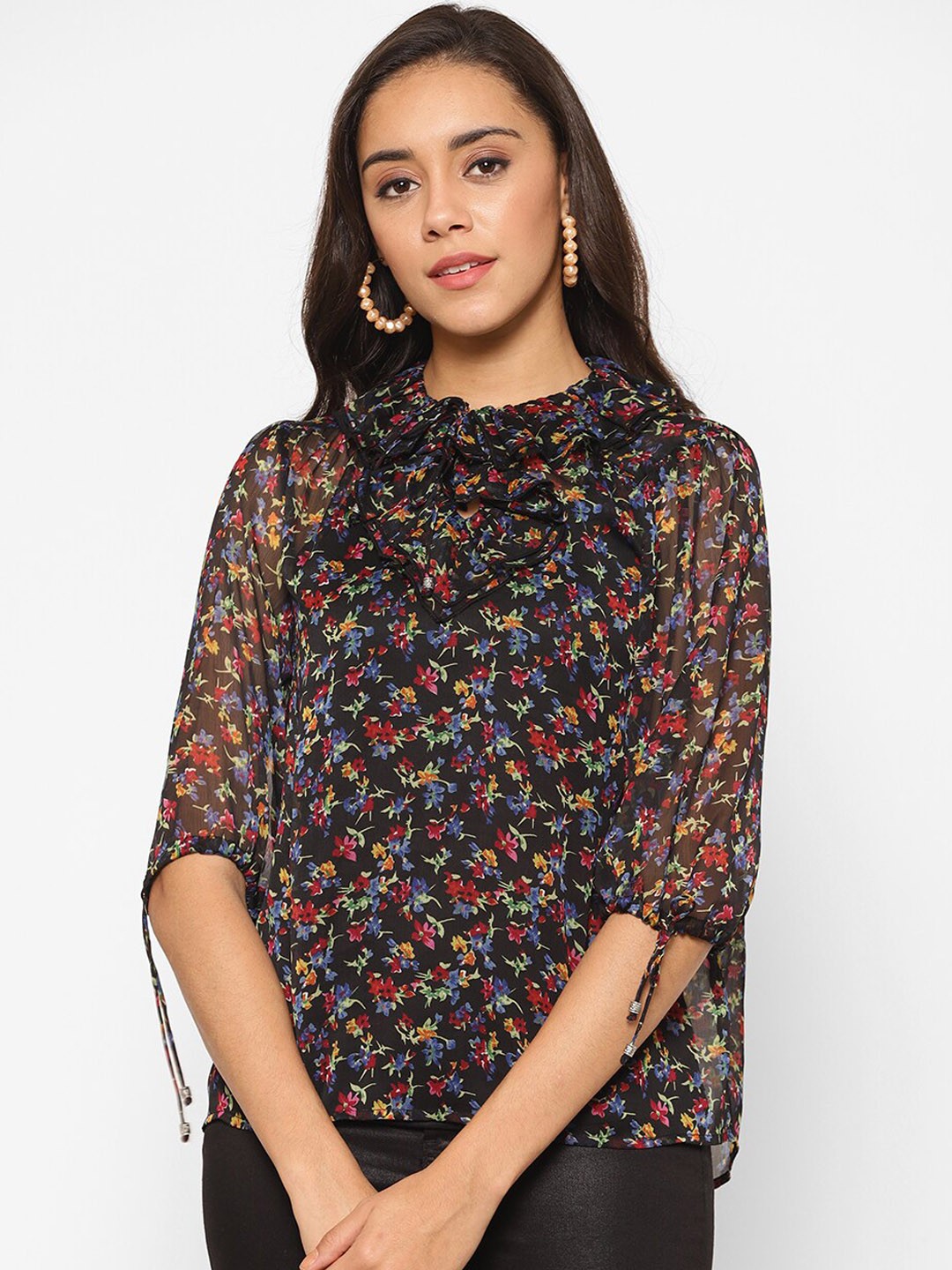 

HOUSE OF KKARMA Women Multicoloured Printed Top, Multi