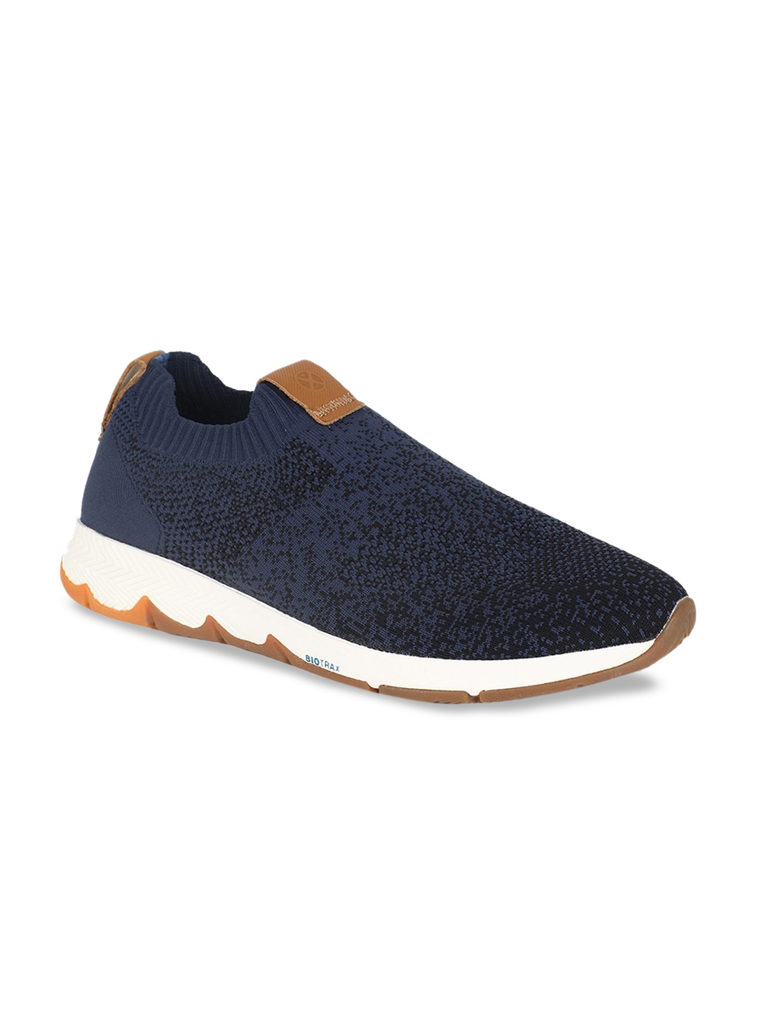 

Hush Puppies Men Navy Blue Slip-On Sneakers