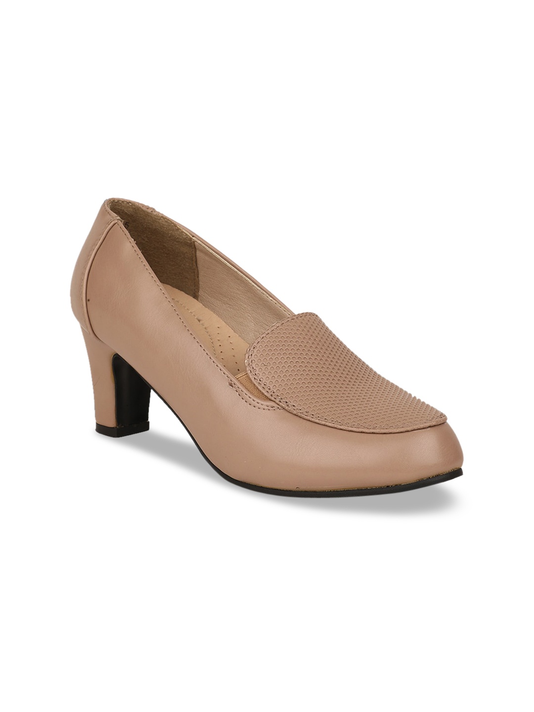 

Bata Women Brown Solid Pumps
