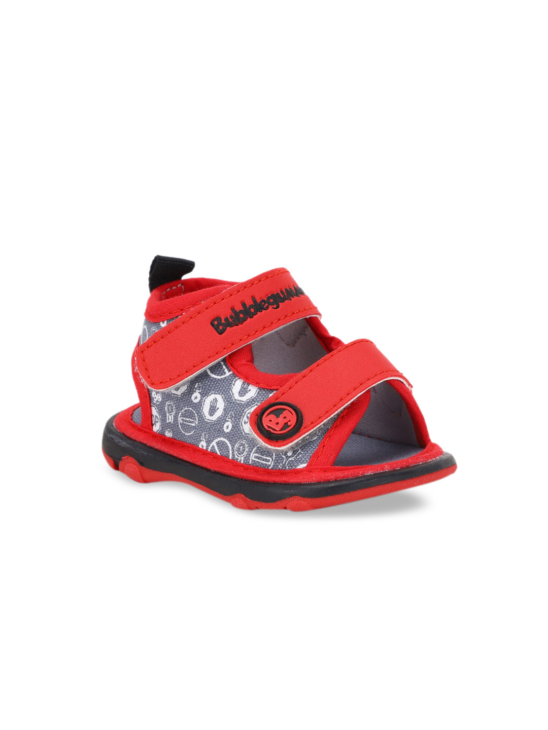 

Bubblegummers Kids Red & Grey Comfort Sandals