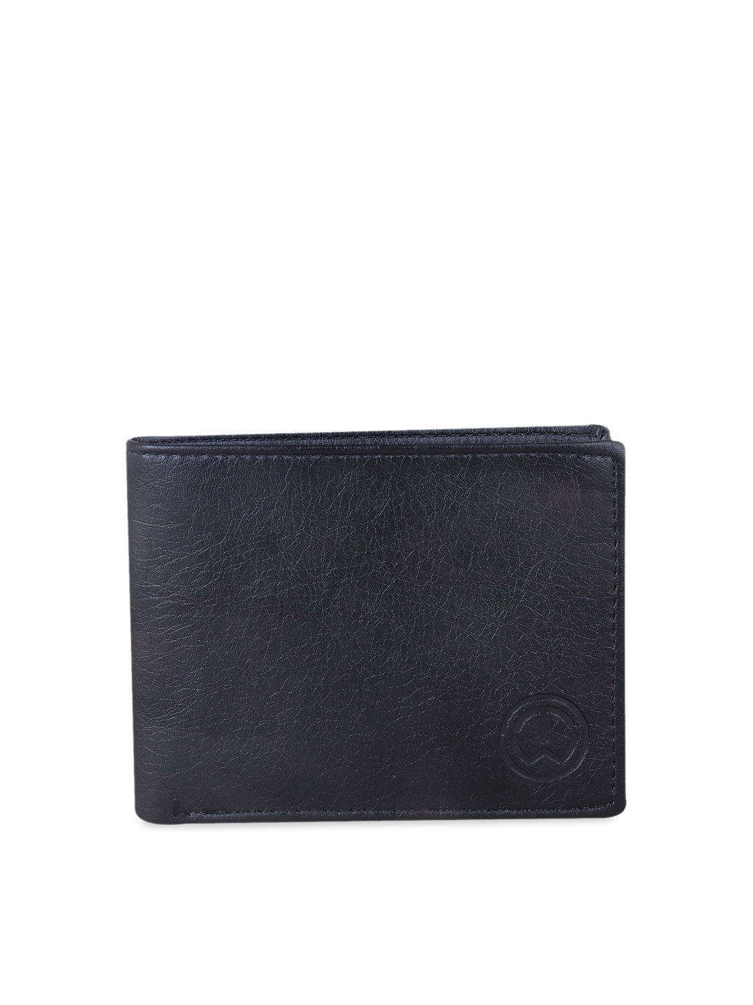 

TnW Men Black Solid Two Fold Wallet