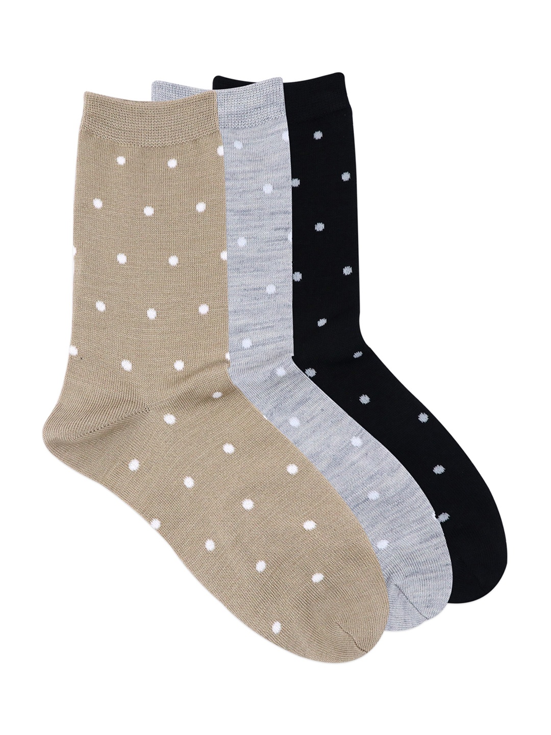 

Balenzia Women Pack of 3 Assorted Above Ankle-Length Socks