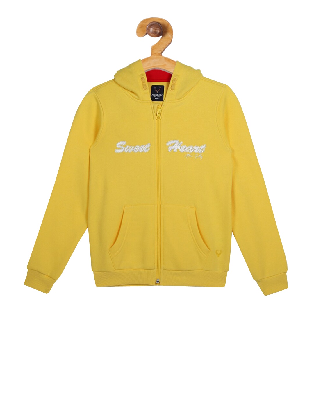 

Allen Solly Junior Girls Yellow Printed Hooded Sweatshirt