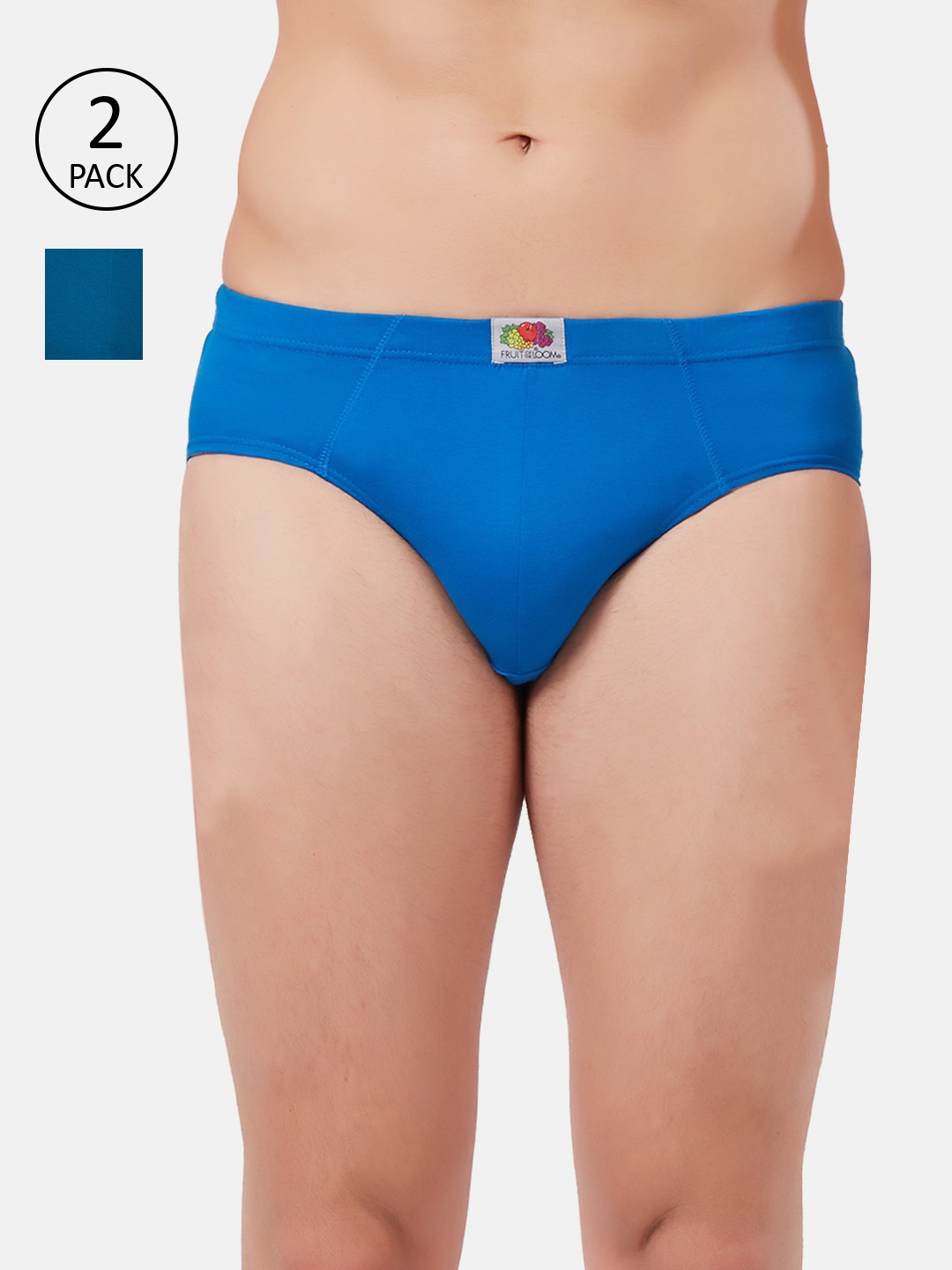 

Fruit of the loom Men pack Of 2 Assorted Solid Briefs MHB01-2P-A2S5