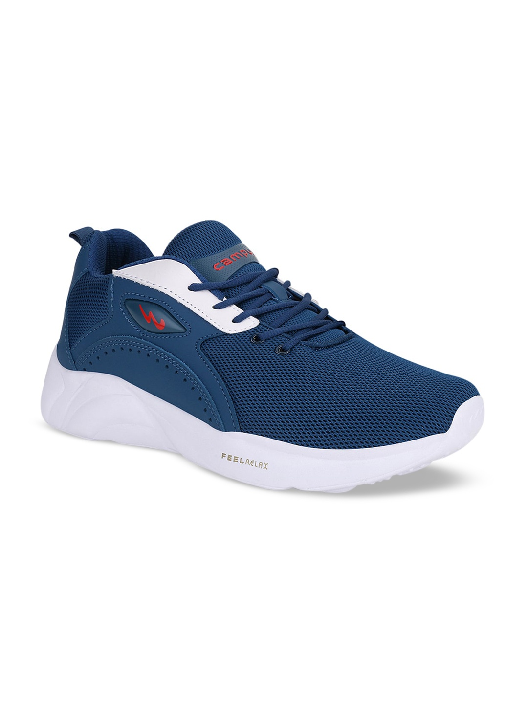 

Campus Men Blue & White Harvel Plus Running Shoes