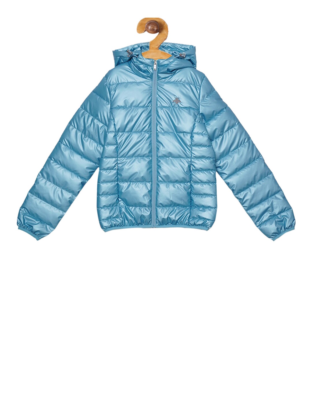 

Mode by Red Tape Girls Blue Solid Puffer Jacket