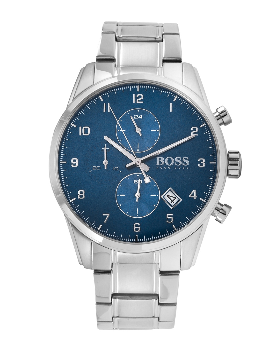 

Hugo Boss Men Blue Analogue Chronograph Watch 1513784