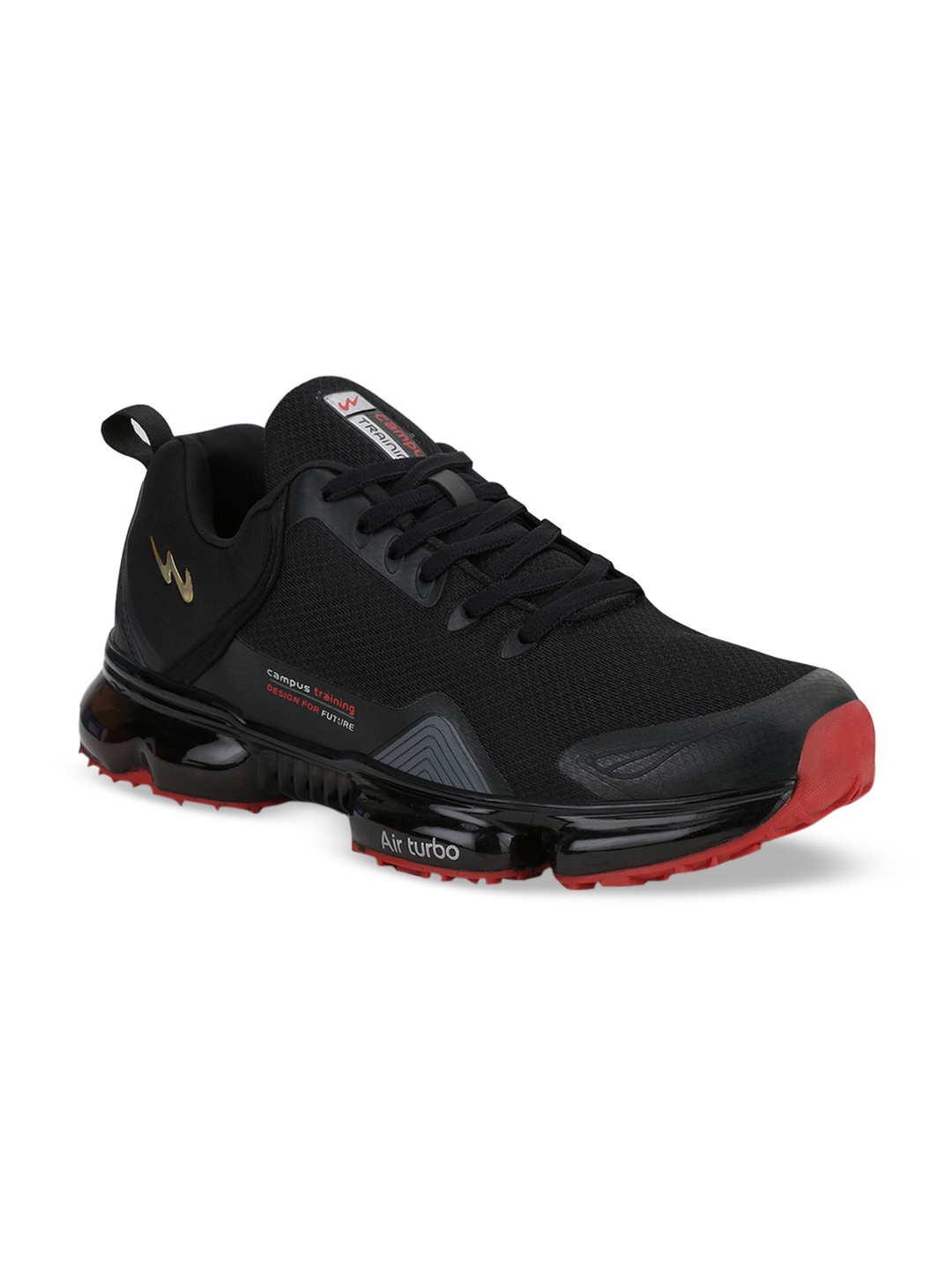 

Campus Men Black All Rounder Surface Running Shoes