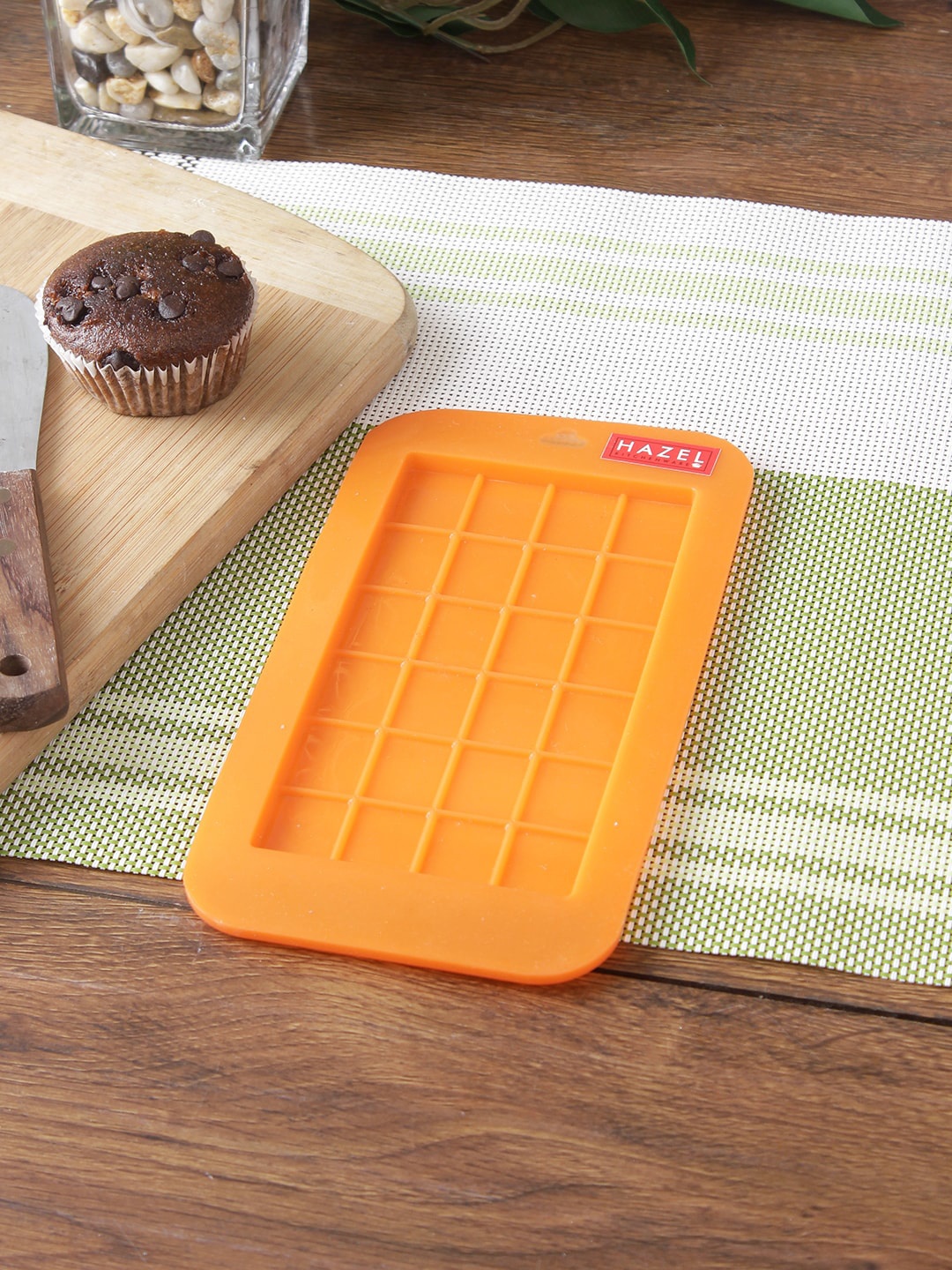

HAZEL Orange Silicone Chocolate Bar Mould