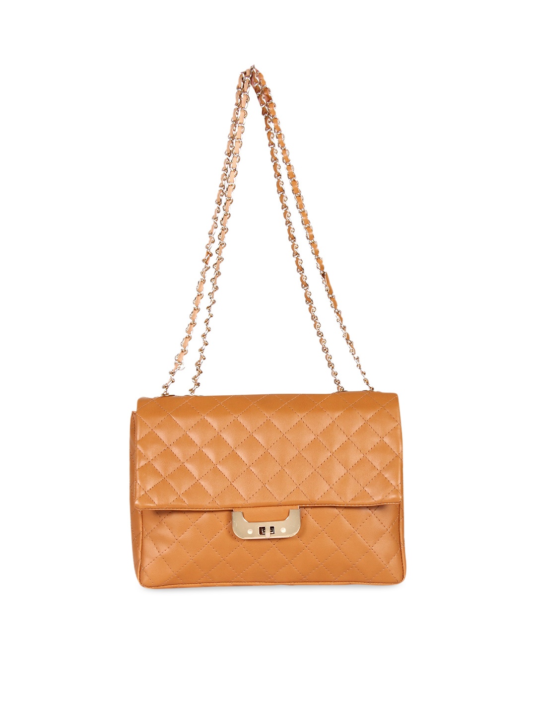 

OsaiZ Brown Textured Sling Bag