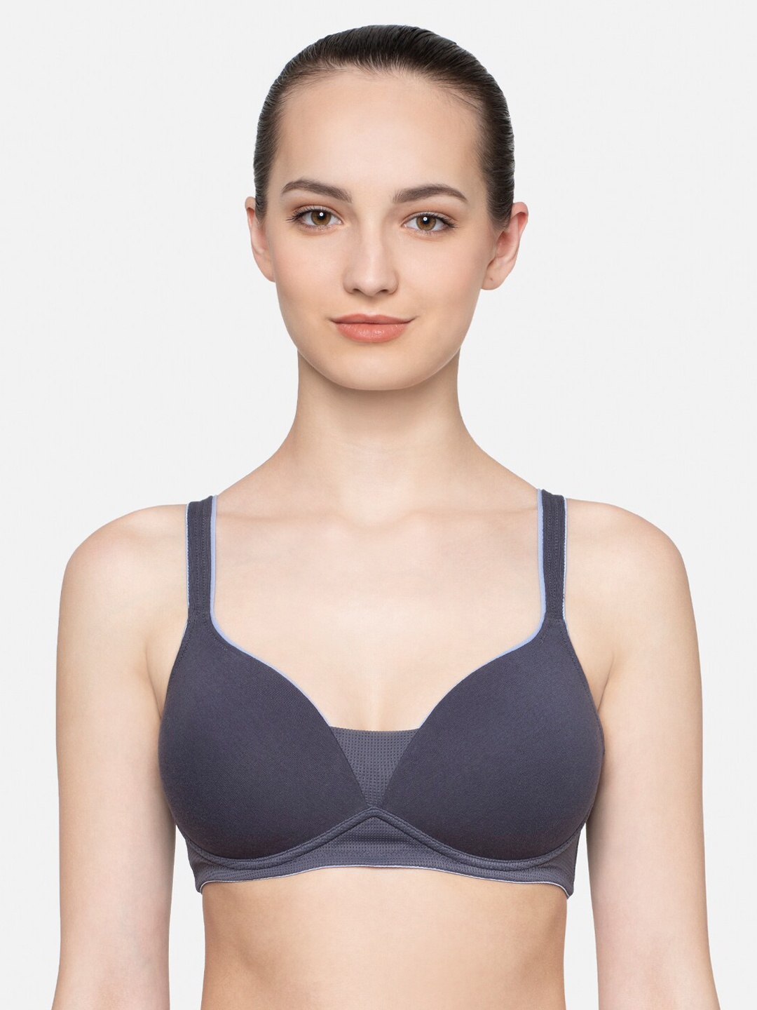 

Triumph Soft Invisible 01 Padded Non Wired Seamless T-Shirt Bra, Grey