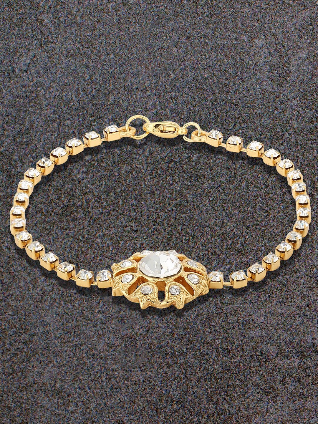 

Estele Gold-Plated Handcrafted Wraparound Bracelet
