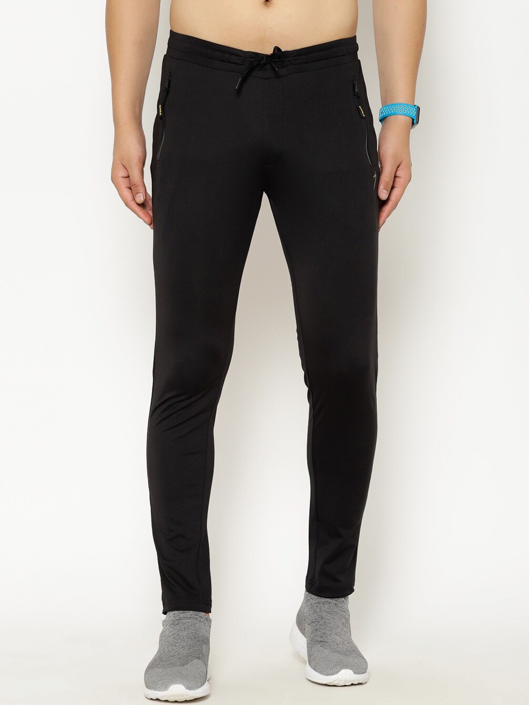 

SAPPER Men Black Solid Slim-Fit Track Pants
