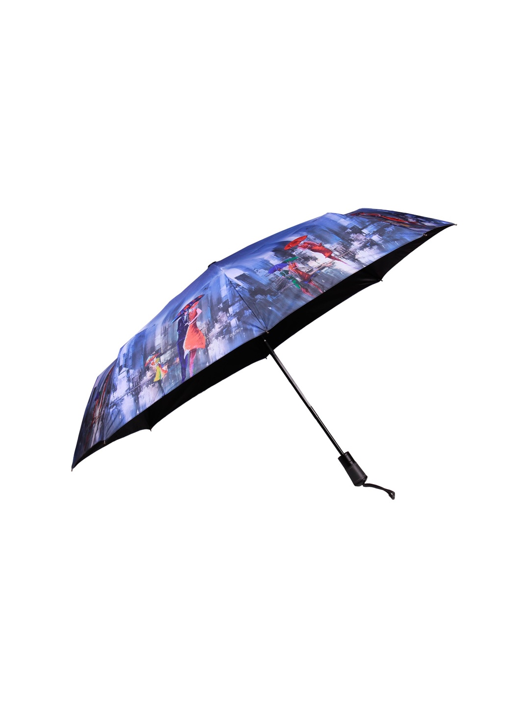 

Johns Unisex Blue & Red Quirky Series Printed Umbrella