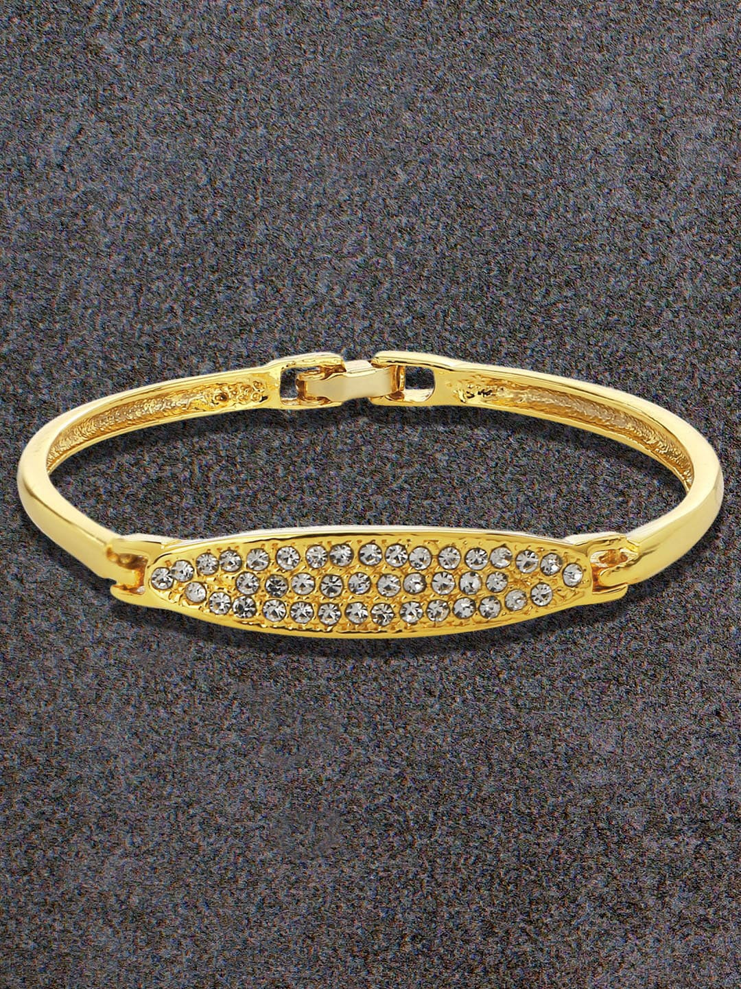 

Estele Gold-Plated & White CZ Wraparound Bracelet