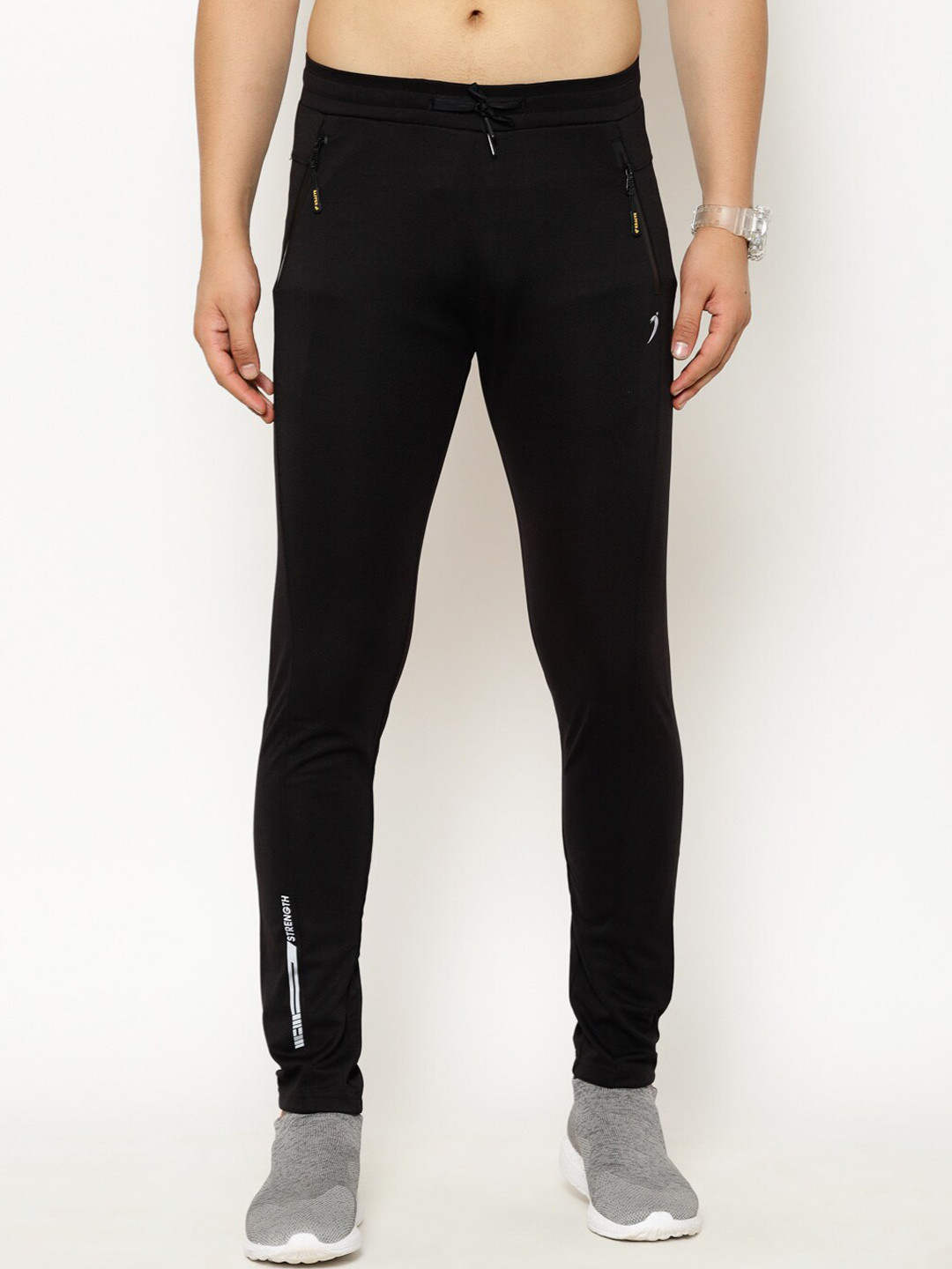 

SAPPER Men Black Solid Slim-Fit Track Pants