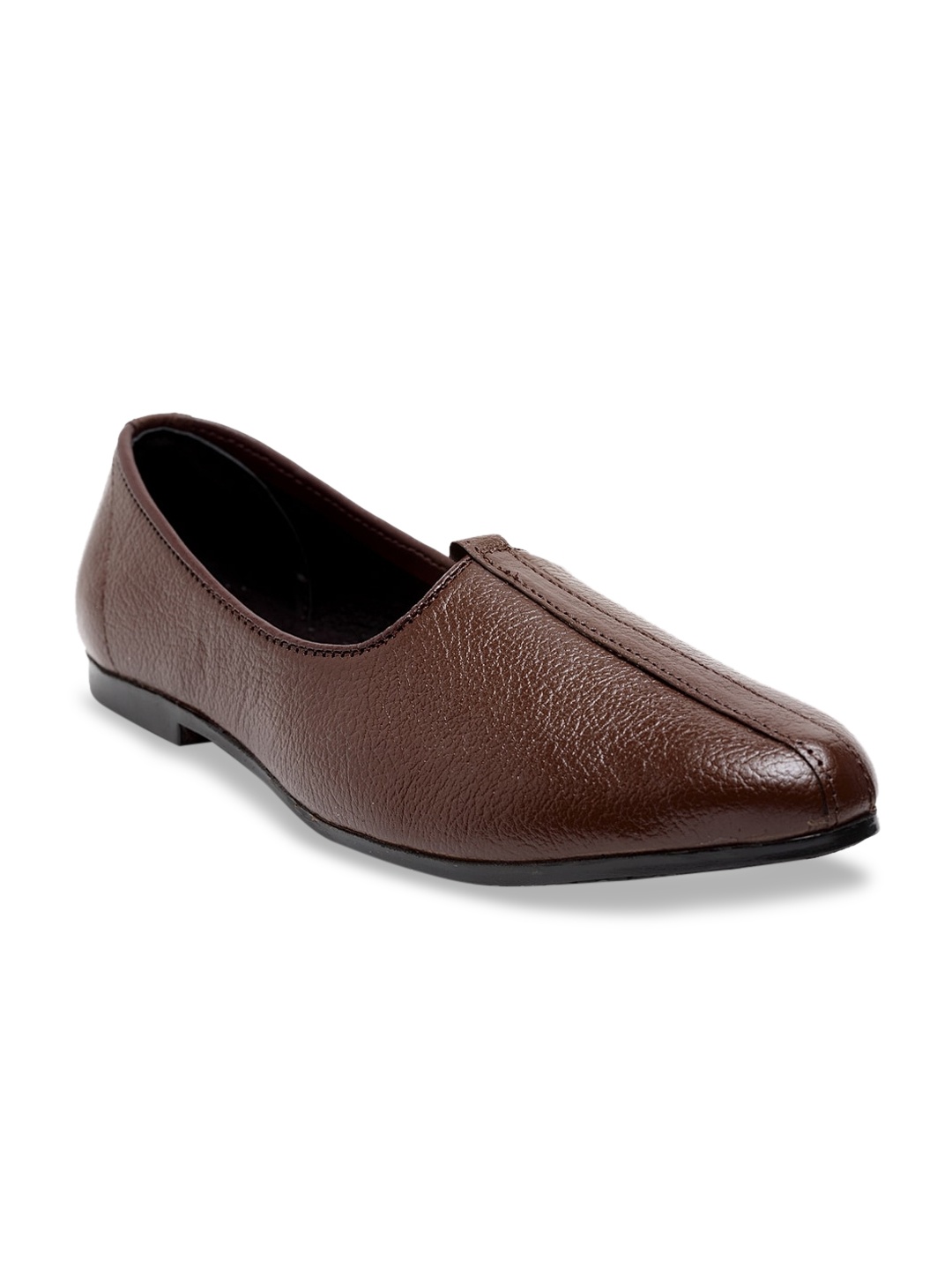 

Teakwood Leathers Men Brown Leather Mojaris