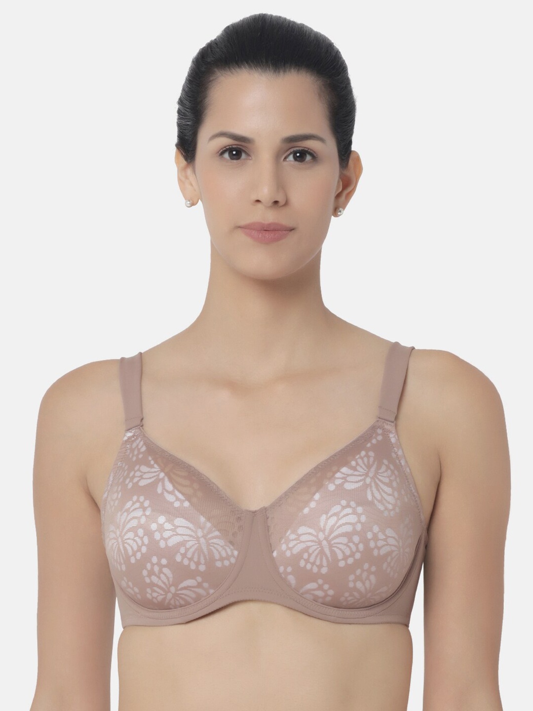 

Triumph Minimizer 112 Non Padded Wired Seamless Minimizer Bra, Brown