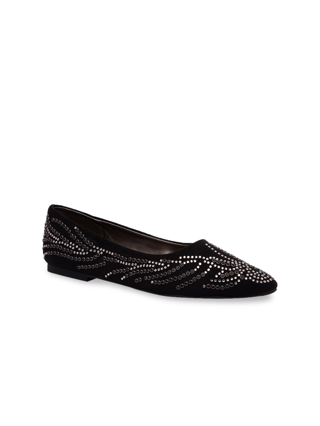

Inc 5 Women Black Solid Ballerinas