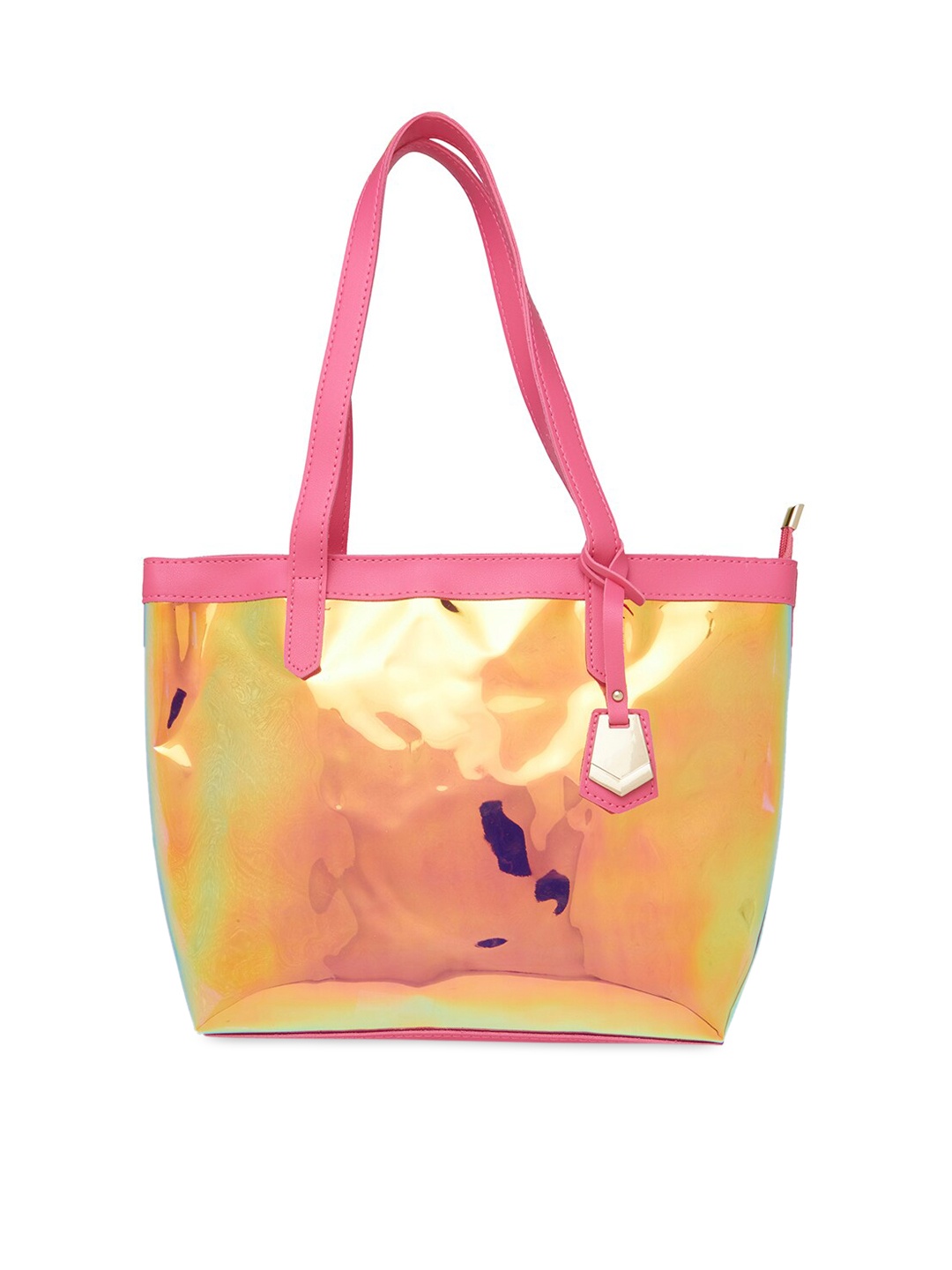 Globus Pink & Orange Printed Shoulder Bag