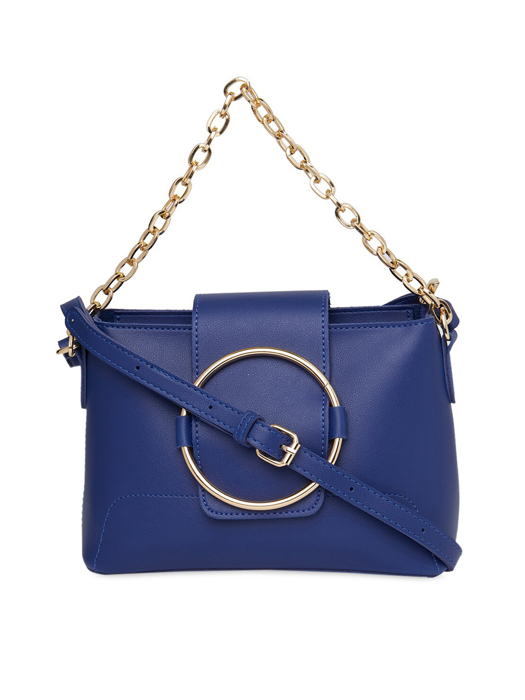 

Globus Blue Solid Sling Bag