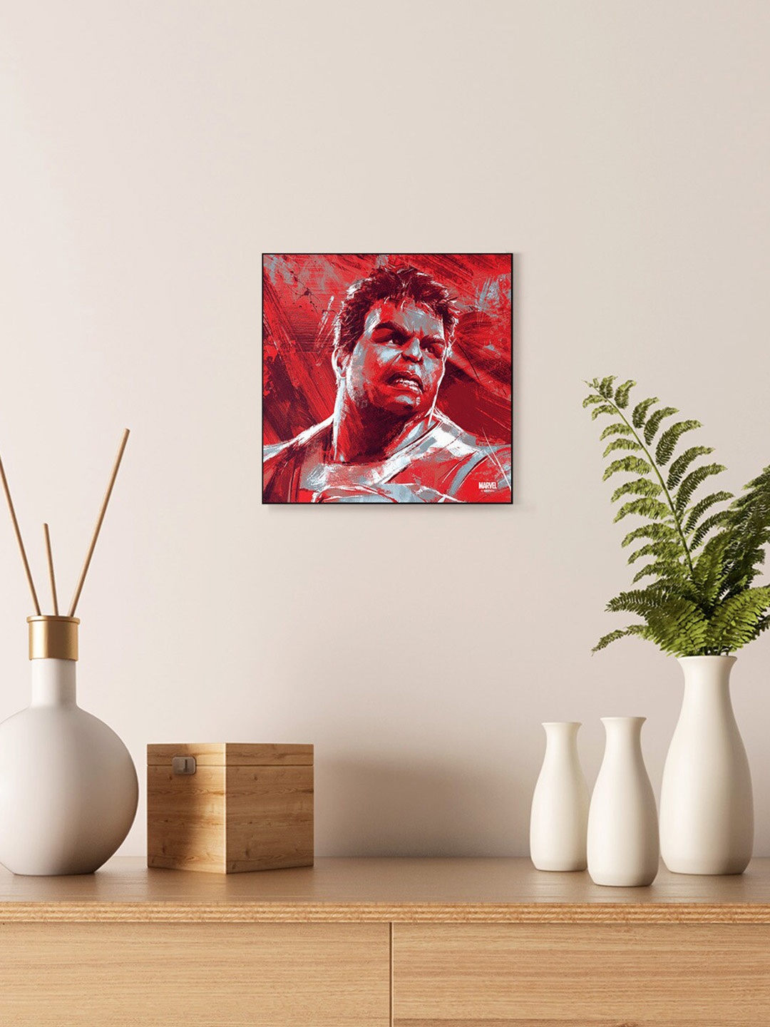 

Planet Superheroes Red Hulk Framed Wall Art