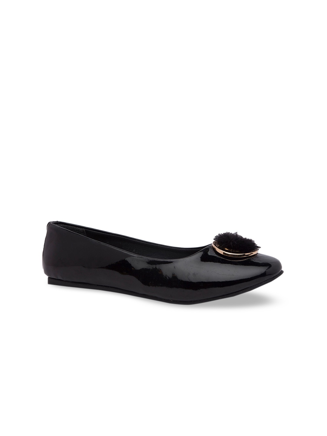 

Inc 5 Women Black Solid Ballerinas