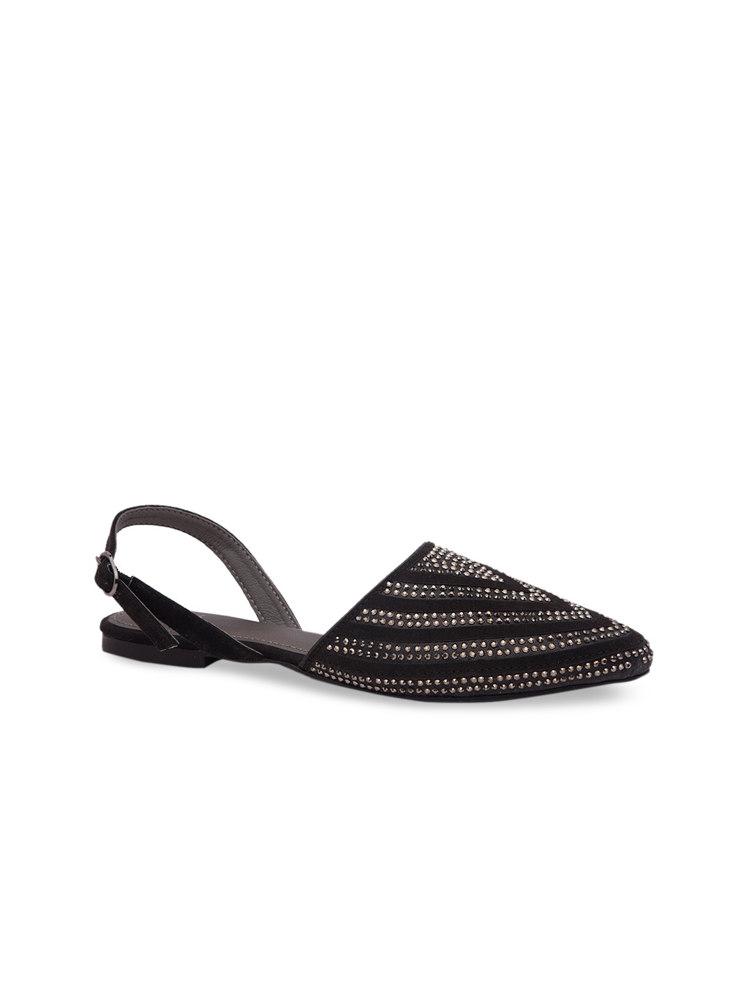 

Inc 5 Women Black Embellished Mules
