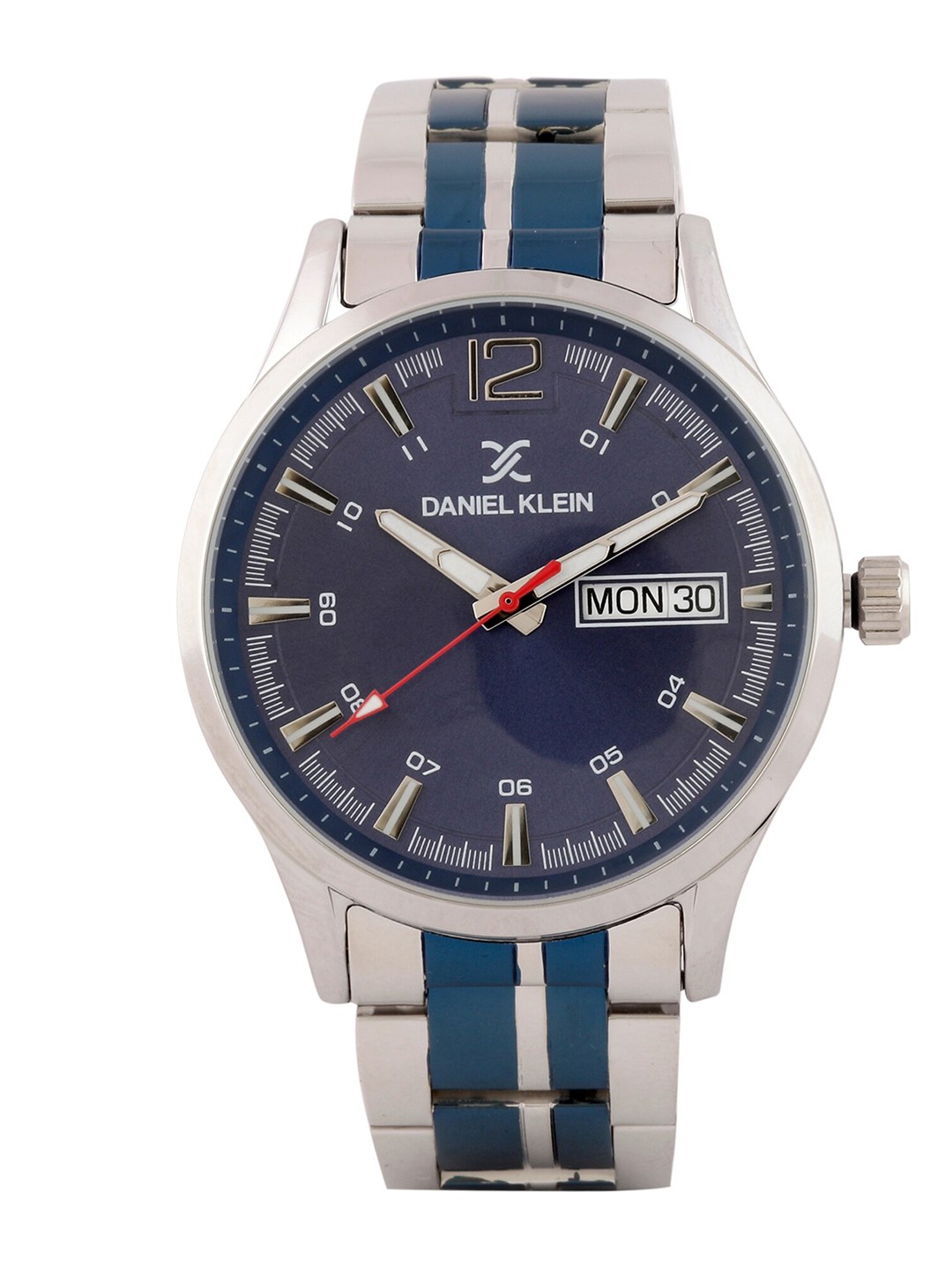 

Daniel Klein Men Blue & Silver-Toned Analogue Watch DK.1.12420-3
