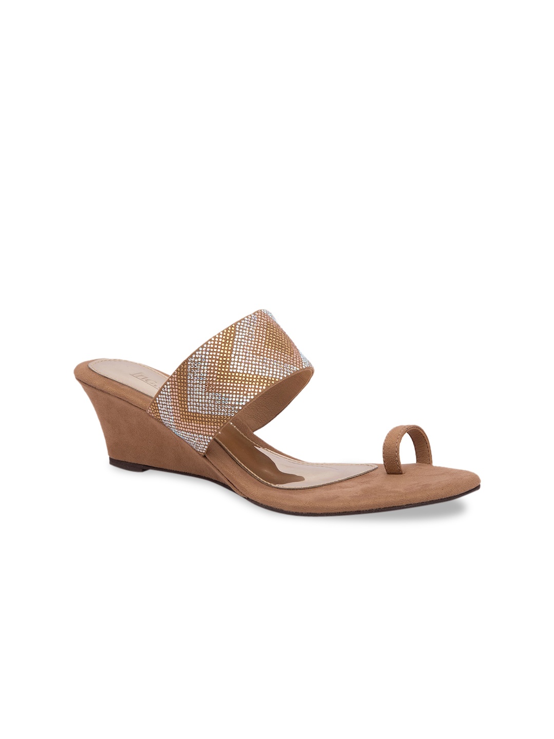 

Inc 5 Women Beige Woven Design Sandals