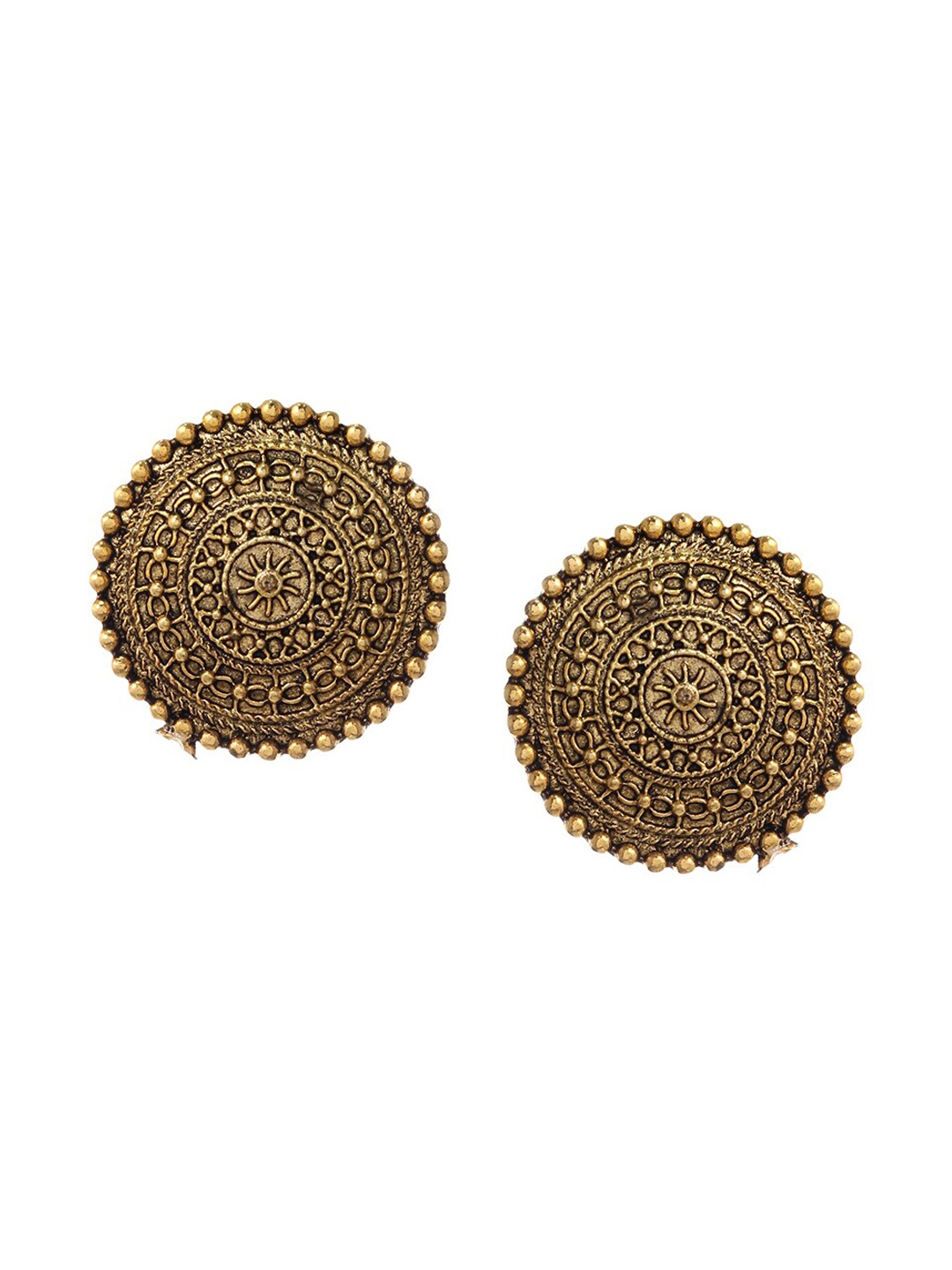 Silvermerc Designs Gold-Plated Circular Studs
