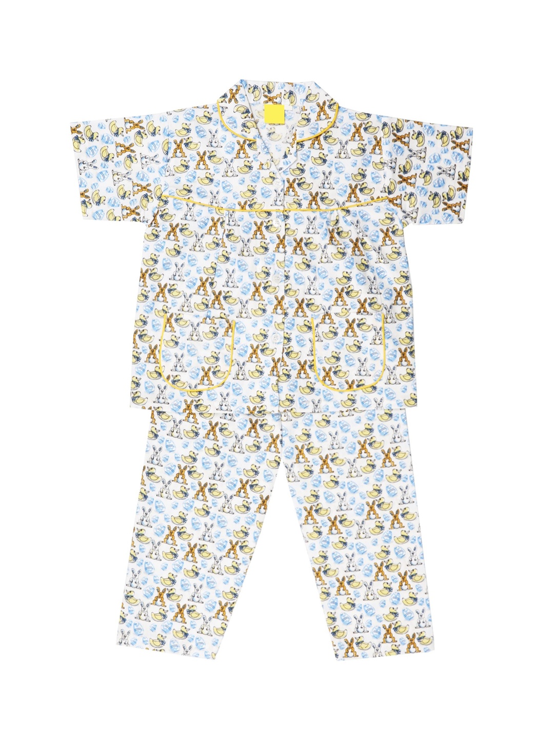 

The Magic Wand Girls Multicoloured Printed Night suit, Multi