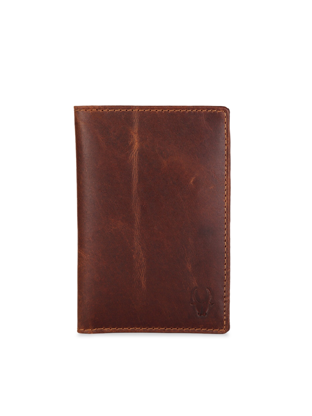 

WildHorn Unisex Brown Solid Passport Holder