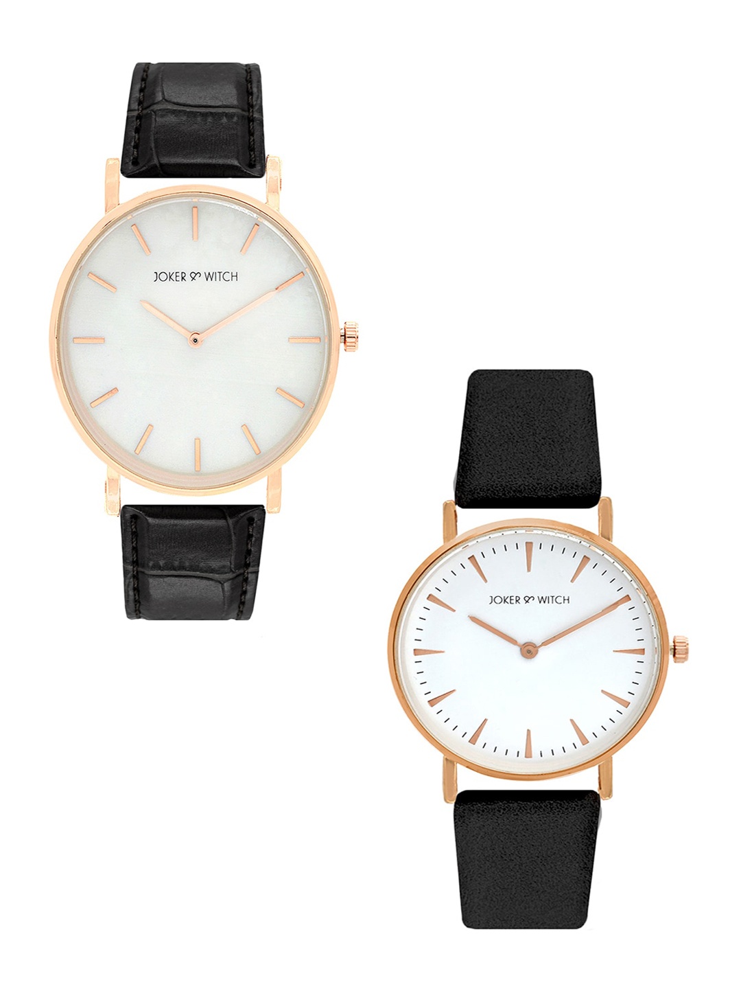

JOKER & WITCH Peter & Windy Couple Watch Gift Set JWCW8, White