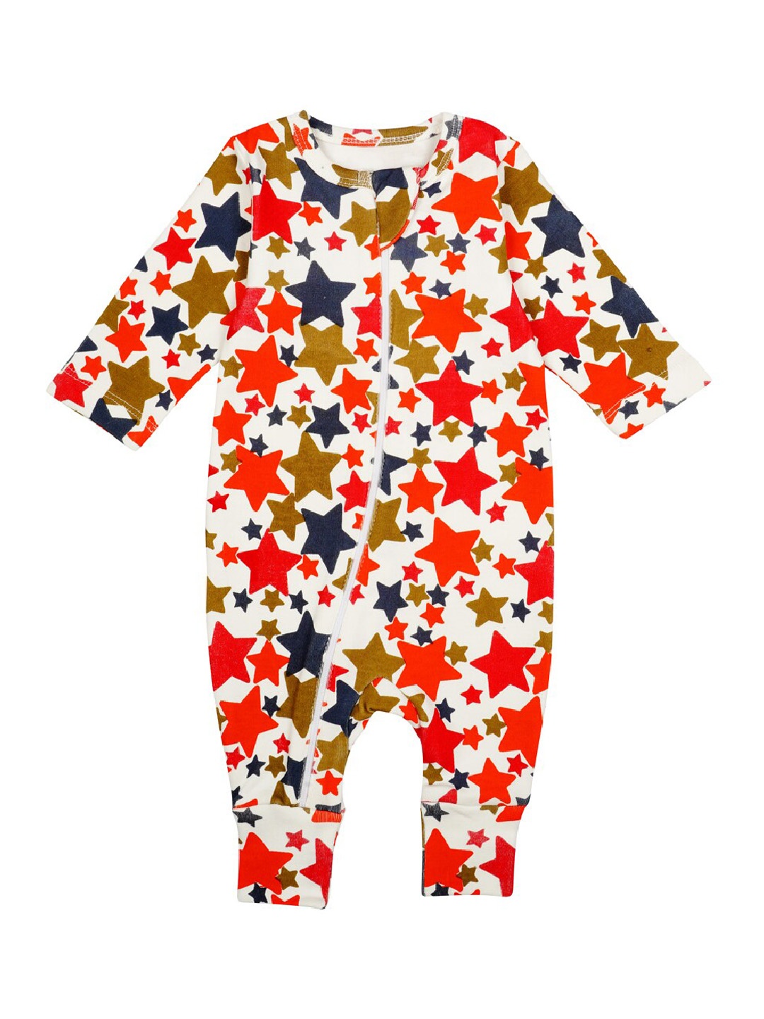 

Nino Bambino White & Red Printed Organic Cotton Sustainable Romper