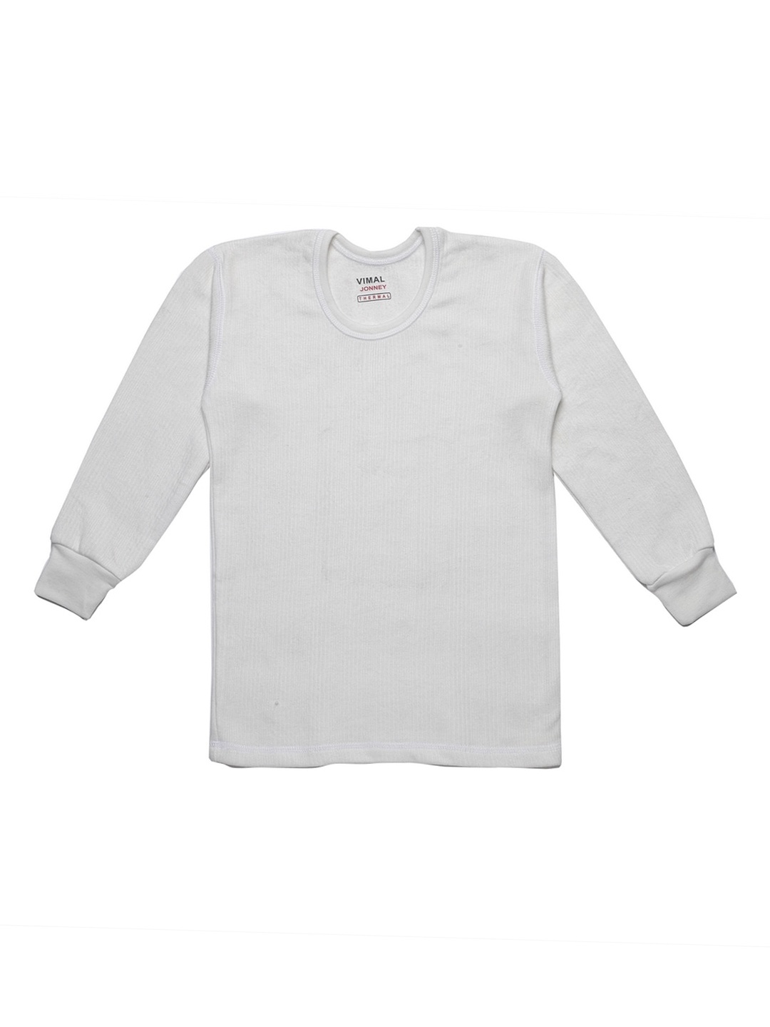 

VIMAL JONNEY Kids White Solid Thermal Top