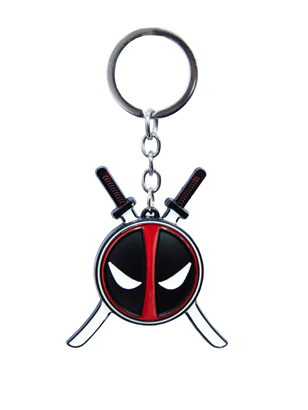 

Planet Superheroes Unisex Multicoloured Deadpool Classic Logo Keychain, Multi