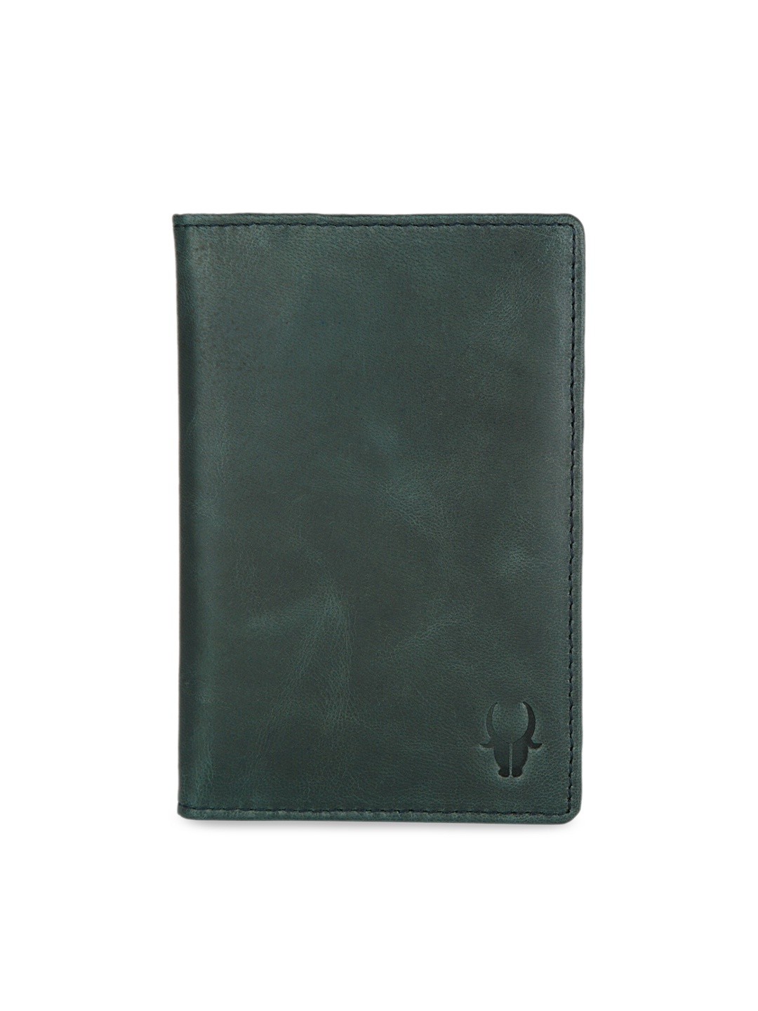 

WildHorn Unisex Green Solid Leather Passport Holder