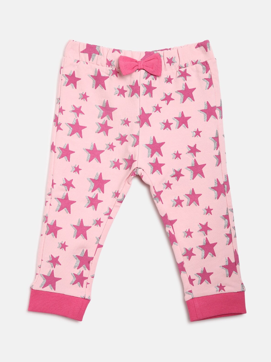 

Chicco Girls Pink Regular Fit Printed Regular Trousers