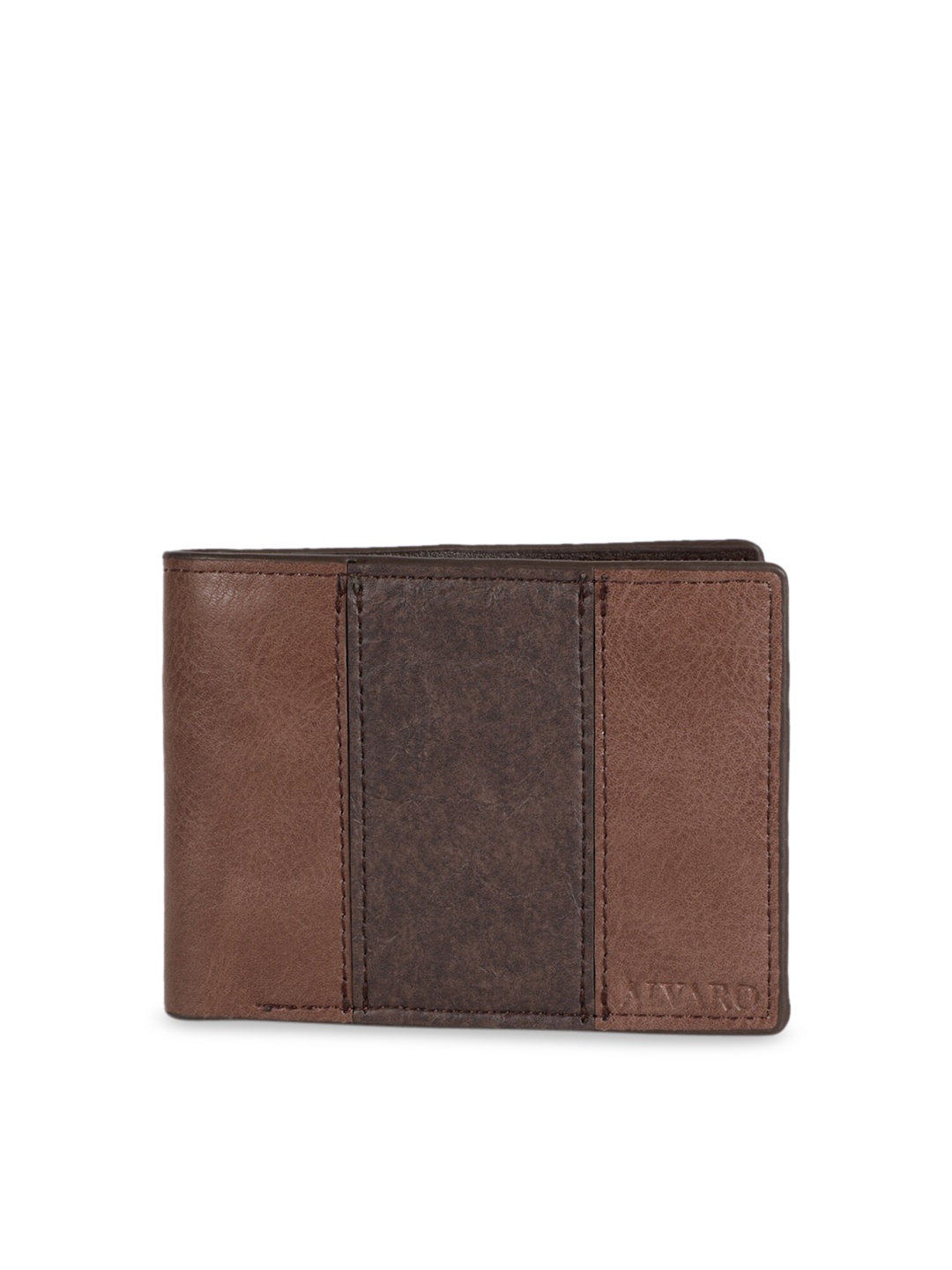 

Alvaro Castagnino Men Brown Solid Two Fold Wallet