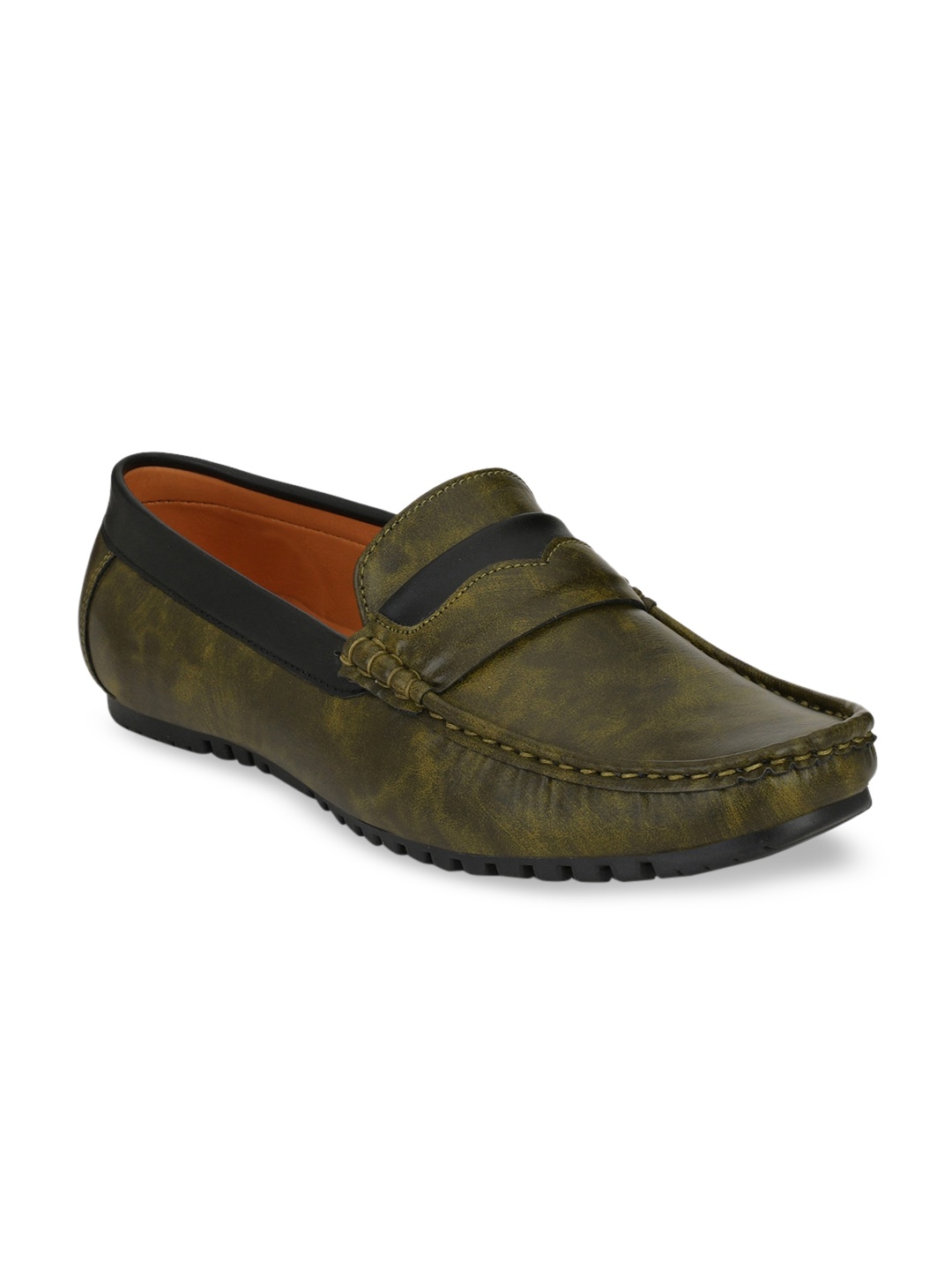 

Guava Men Olive Green Loafers