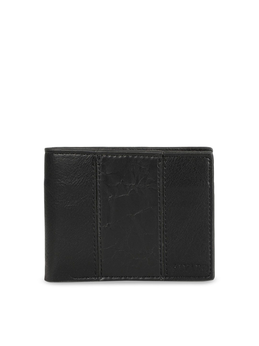 

Alvaro Castagnino Men Black Solid Two Fold Wallet