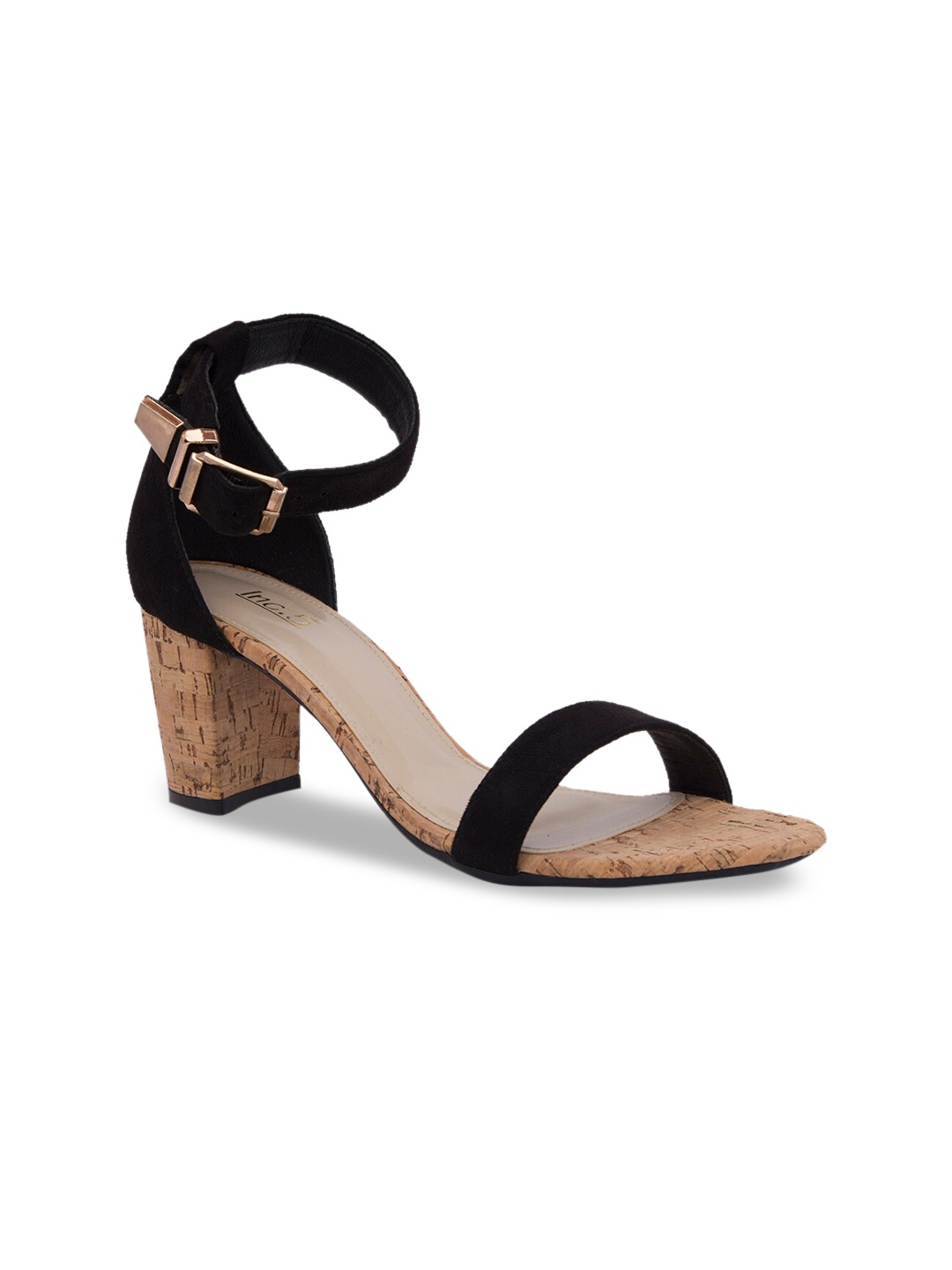 

Inc 5 Women Black Solid Block Heels