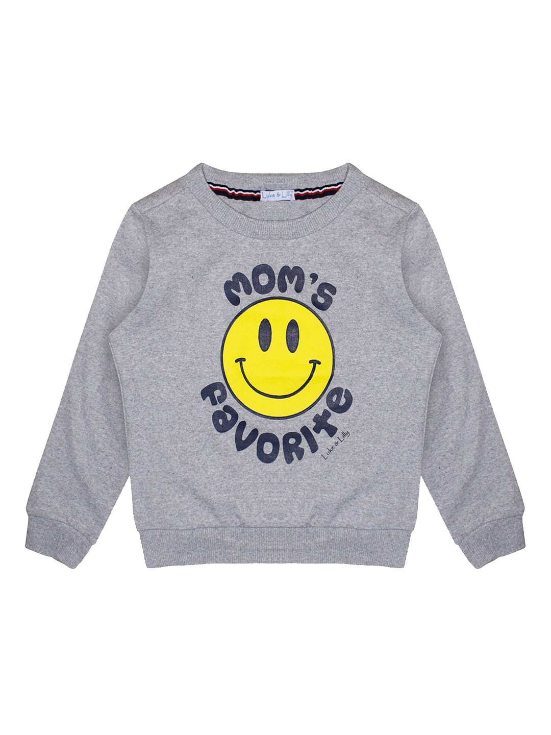 

Luke & Lilly Boys Grey & Yellow Printed Sweatshirt